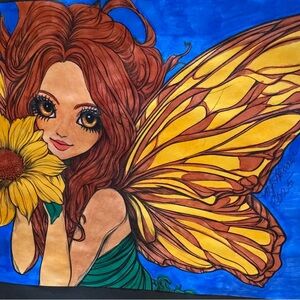Colorful Fairy Art Print